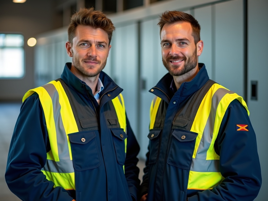 Elektriker bei der Arbeit